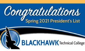 BTC Announces Spring 2021 President's List