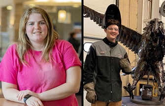 Two Receive Welding Technical Diplomas Prior to High School Graduation