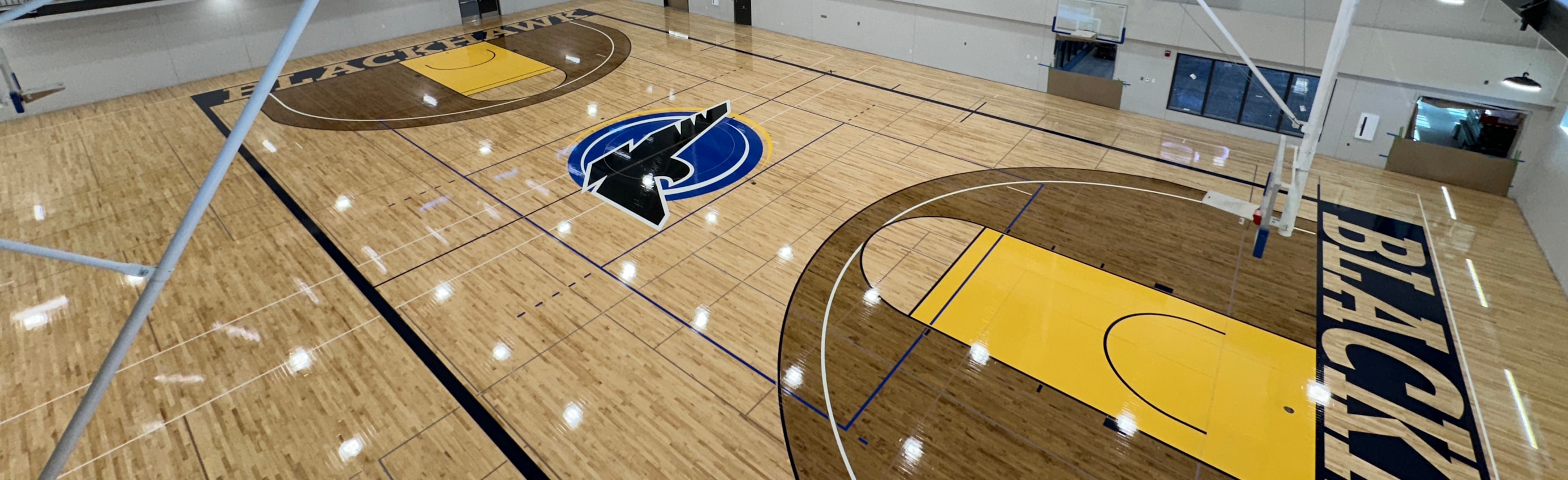 Blackhawk Technical College's Basketball Court