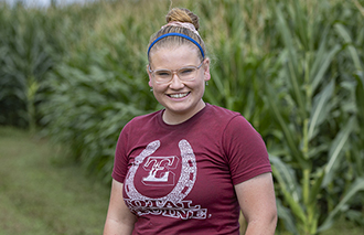 Agriculture student Trinity Dyerson